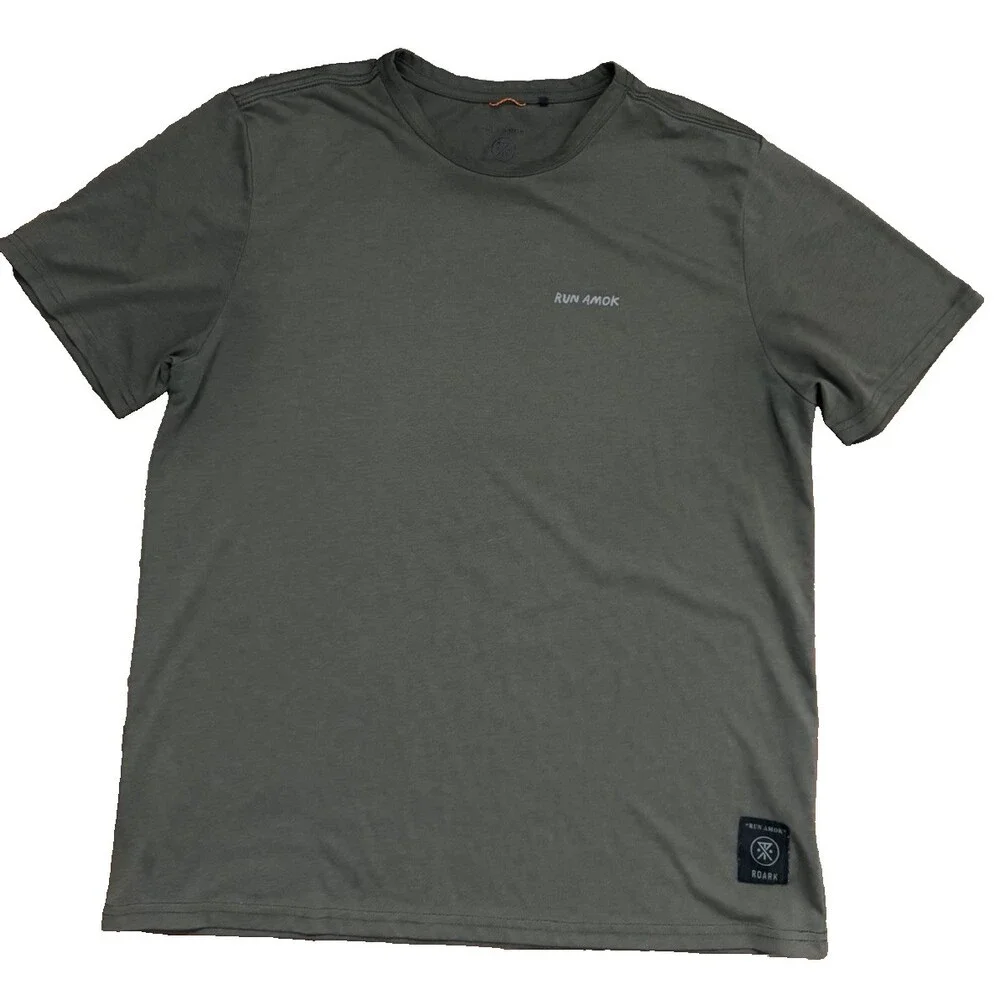 Roark Run Amok Minimalist Athleisure Performance Hiking Outdoor Shirt LARGE - Picture 1 of 3